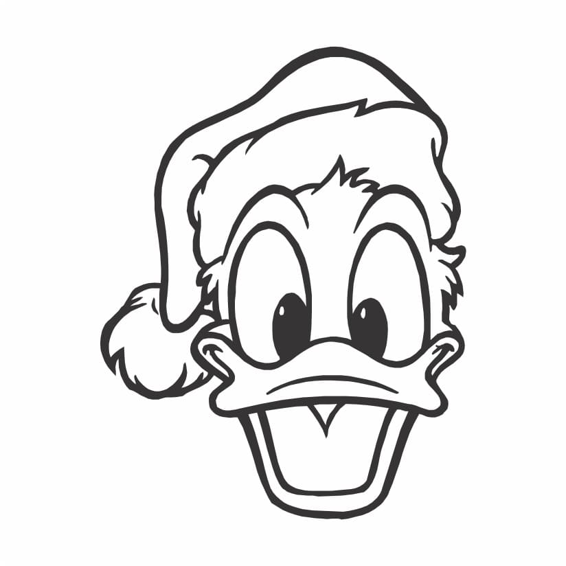 Donald Duck Print Page