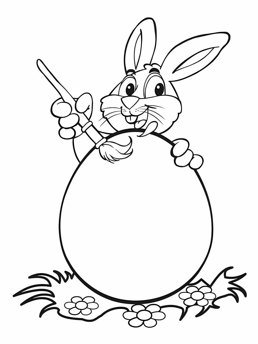 Celebrate Easter with Coloring Bunnies