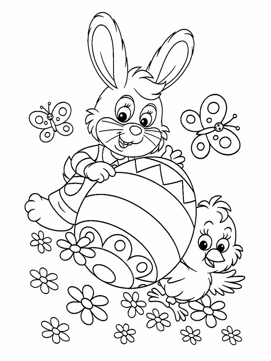 Paint Easter with Our Charming Bunny Coloring Pages!