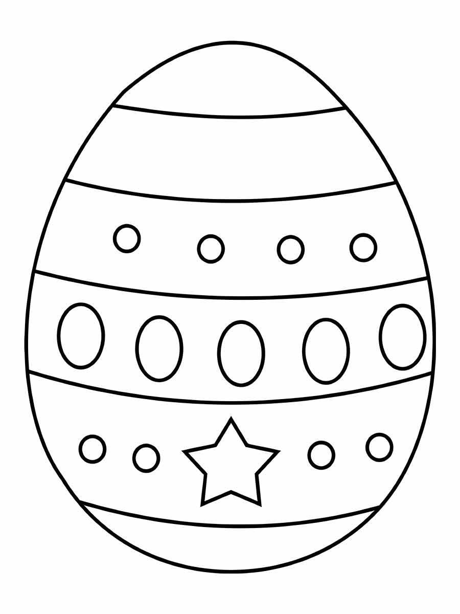 A free Easter egg to color