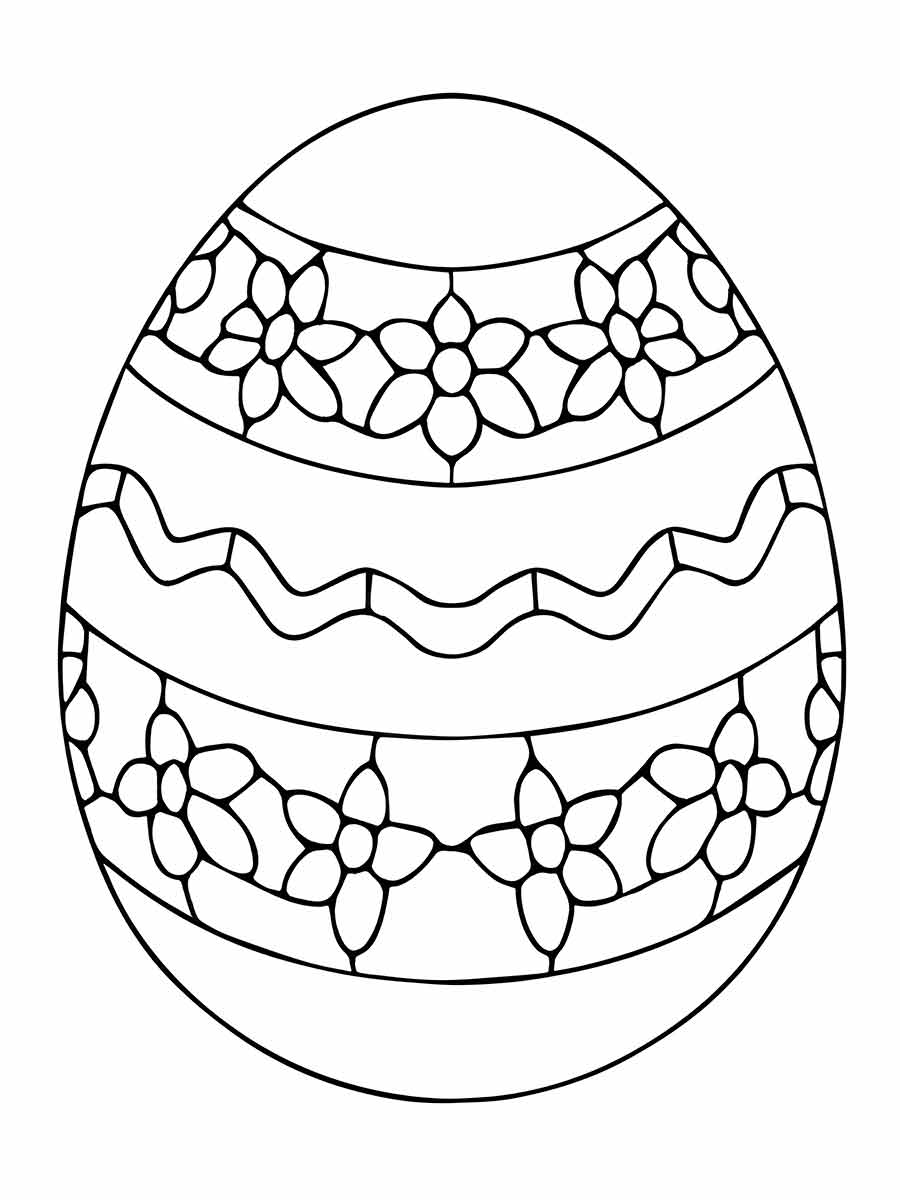 Easter egg to color