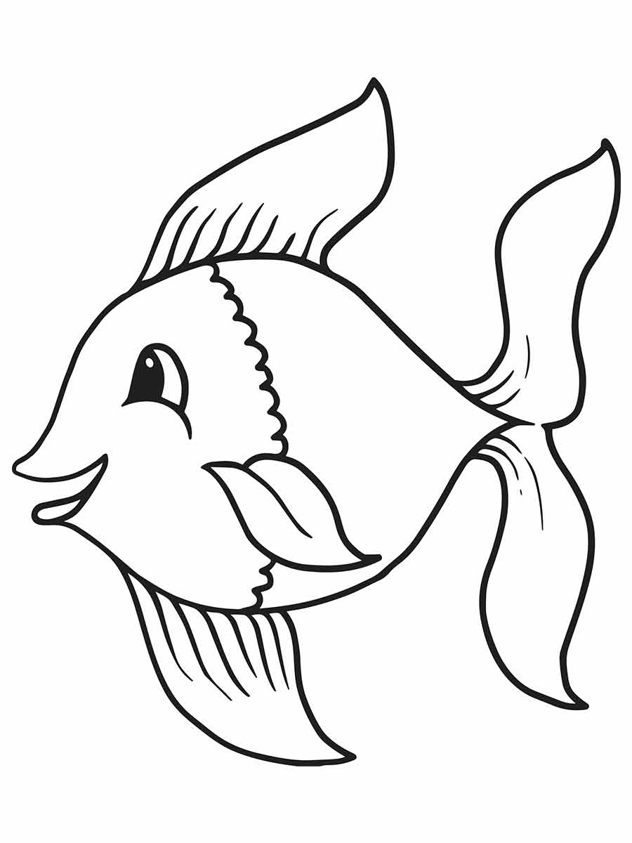 Fish to color and paint