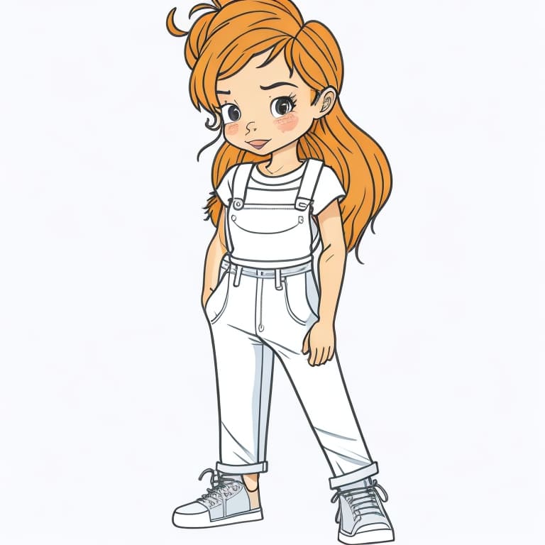 Girl coloring page 97.