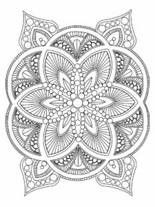 mandala coloring page