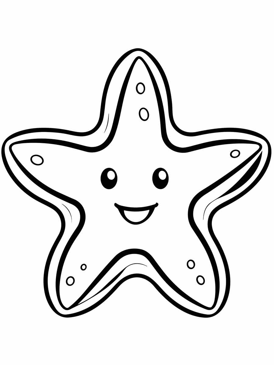 85 Star Coloring Pages for Kids