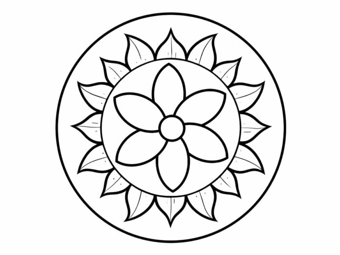 Mandala coloring pages