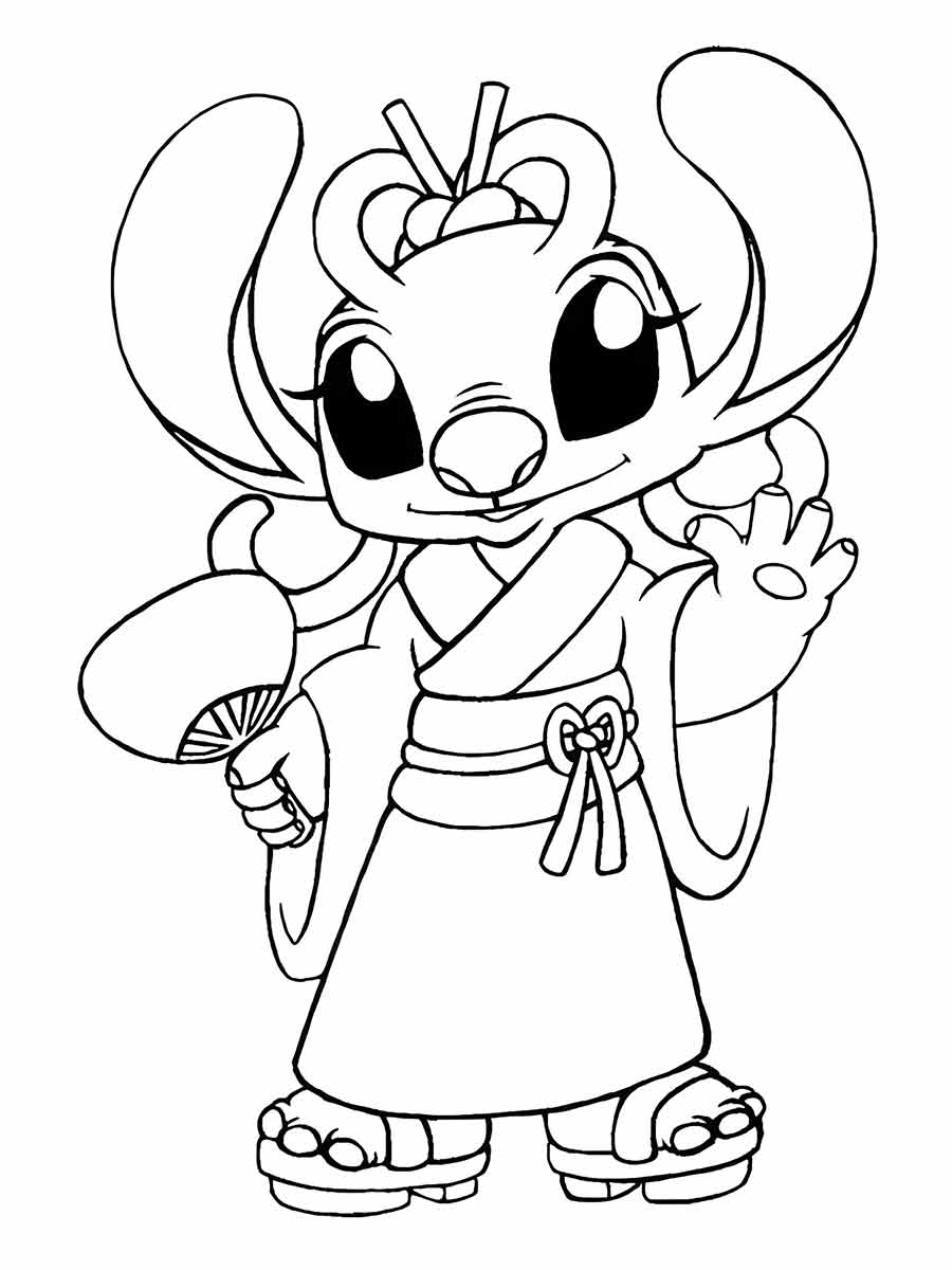 Stitch Coloring Page