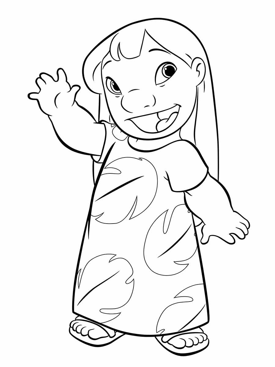 Lilo Coloring Page