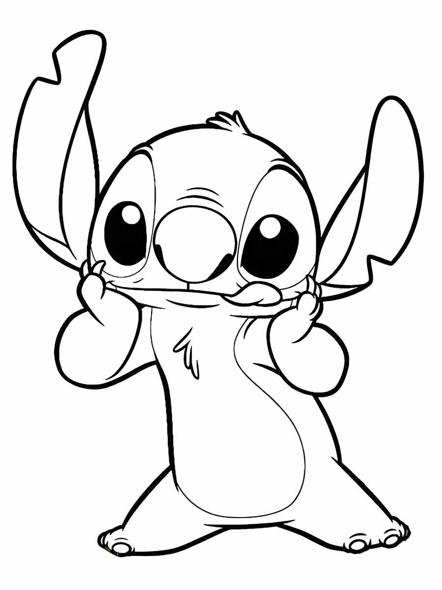 Stitch Coloring Page