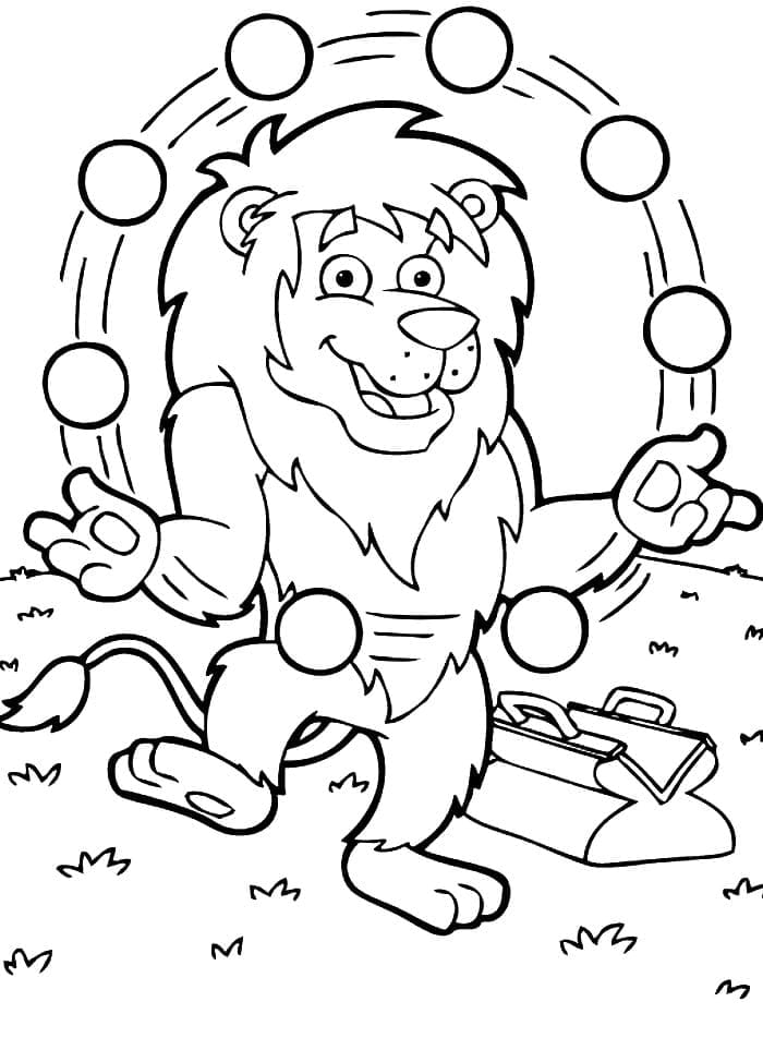 Lion from Dora the Explorer coloring pages