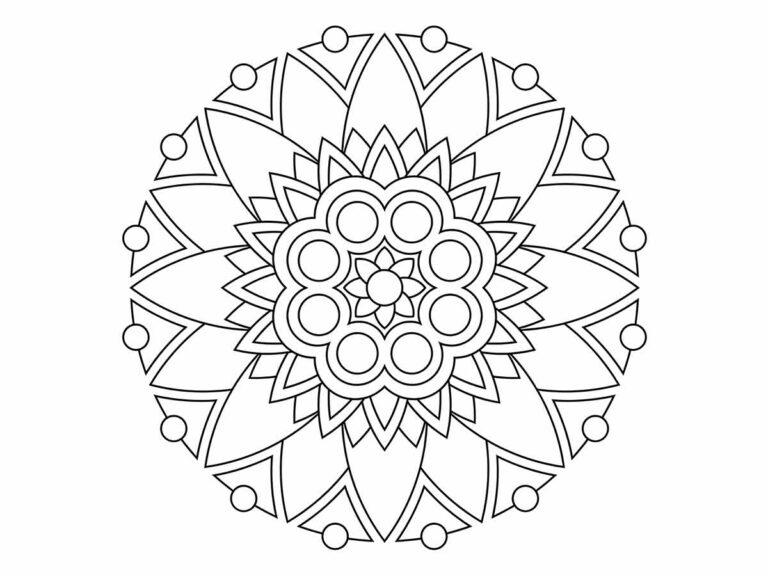 Mandala Coloring Pages