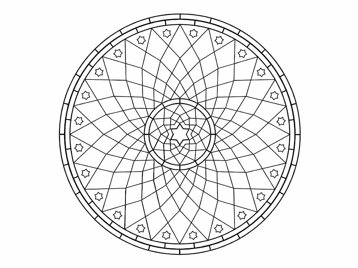 Mandala Coloring Page 25