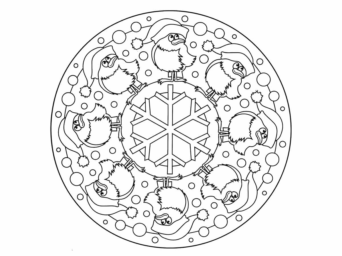 Mandala Coloring Page