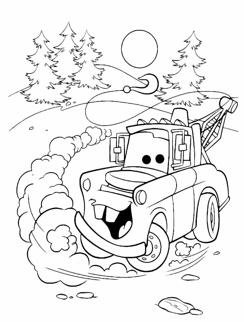 Mater coloring page.