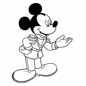 Mickey Mouse coloring page