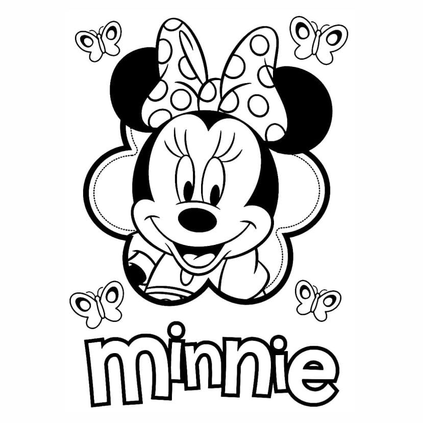 Minnie Coloring Page