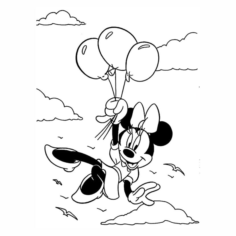 Minnie Coloring Page