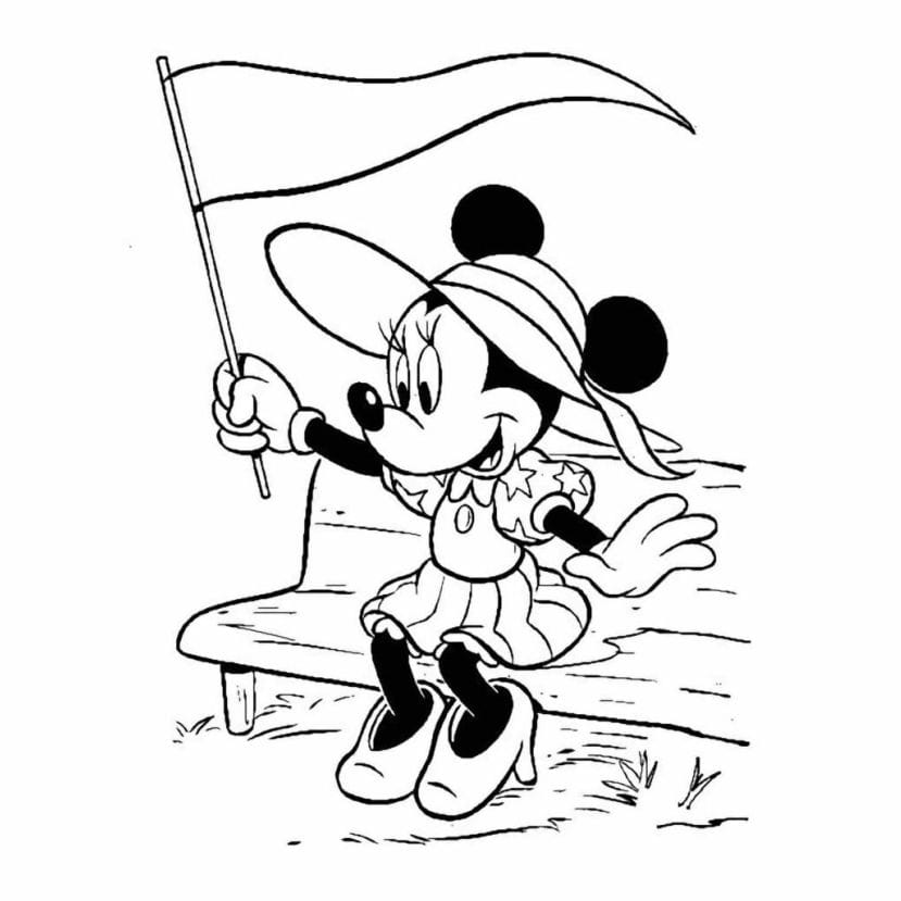 Minnie Coloring Page