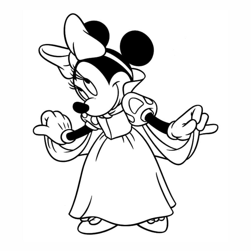 Minnie Coloring Page