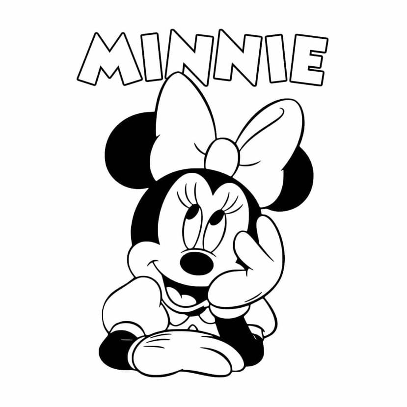 Minnie Coloring Page