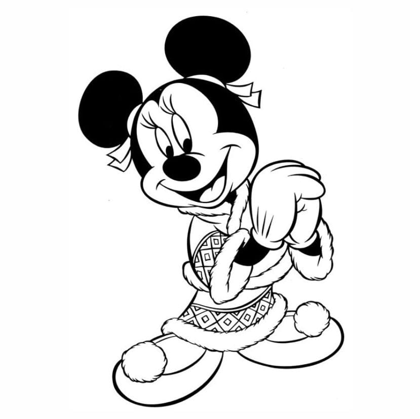 Minnie Coloring Page