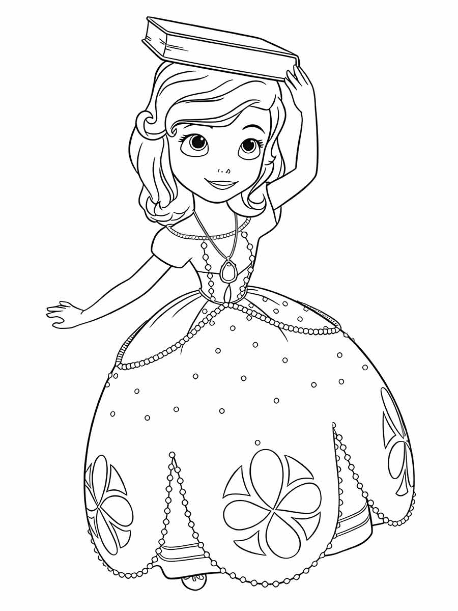 princess coloring page 40