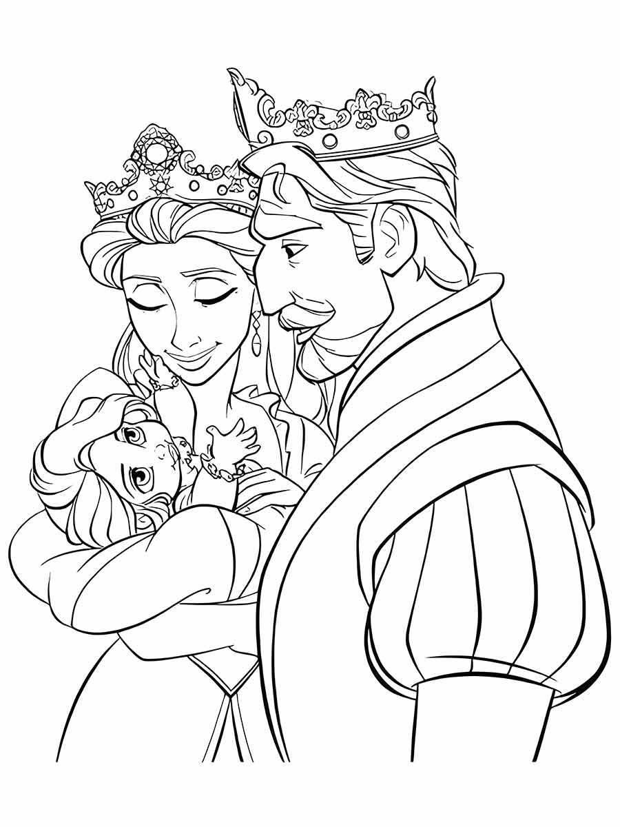 princess coloring page 43