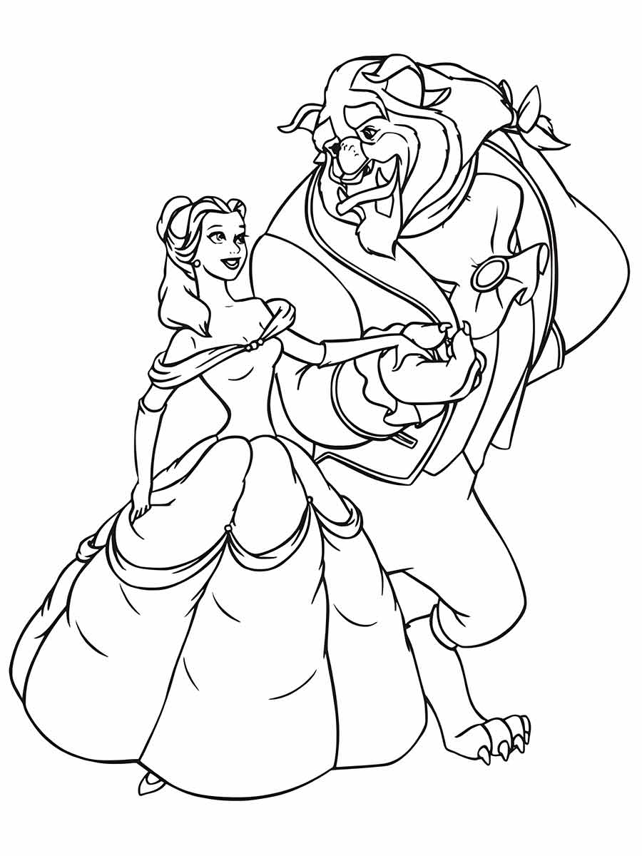 princess coloring page 44