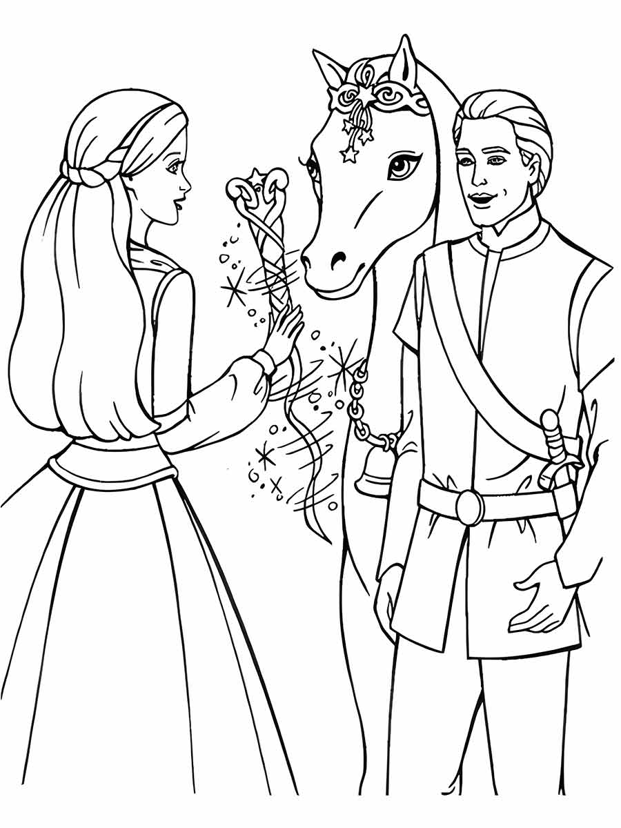 princess coloring page 46