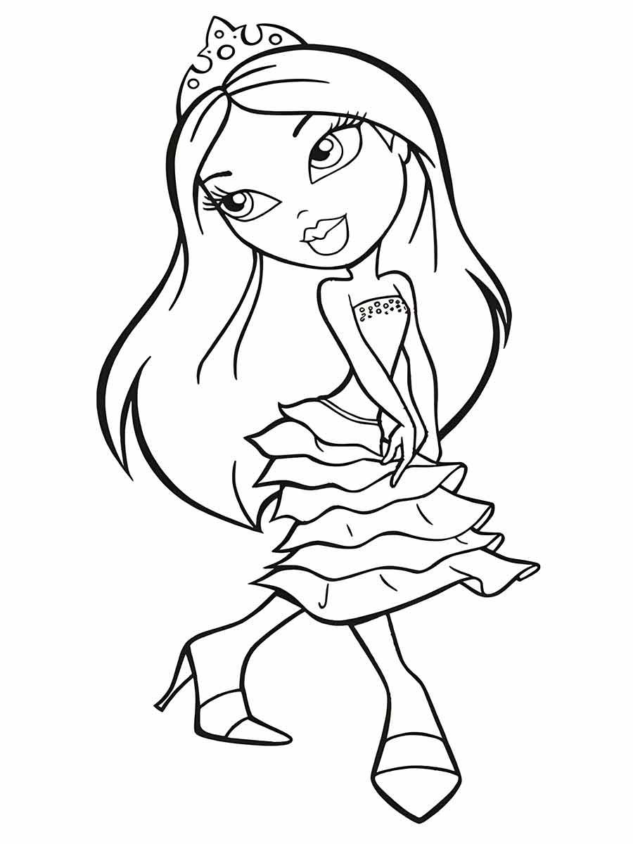 princess coloring page