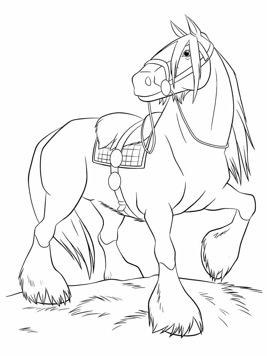 Printable Horse Coloring Page