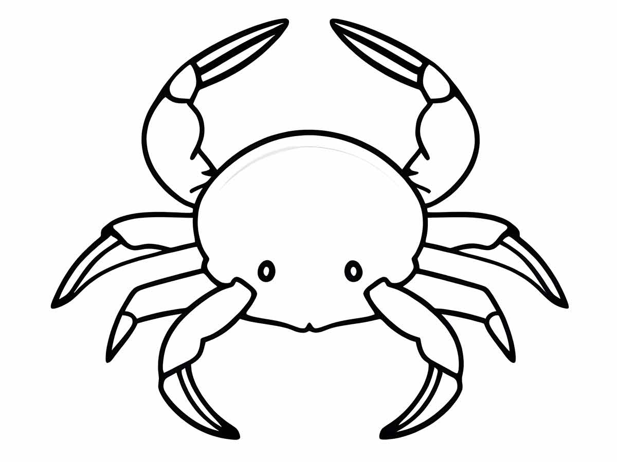 Sea crab to color