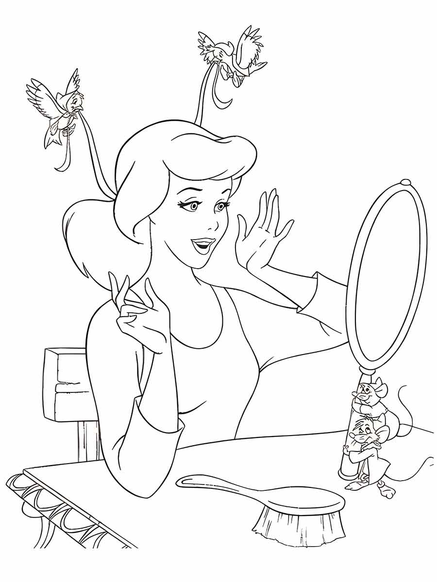 snow white coloring page 17