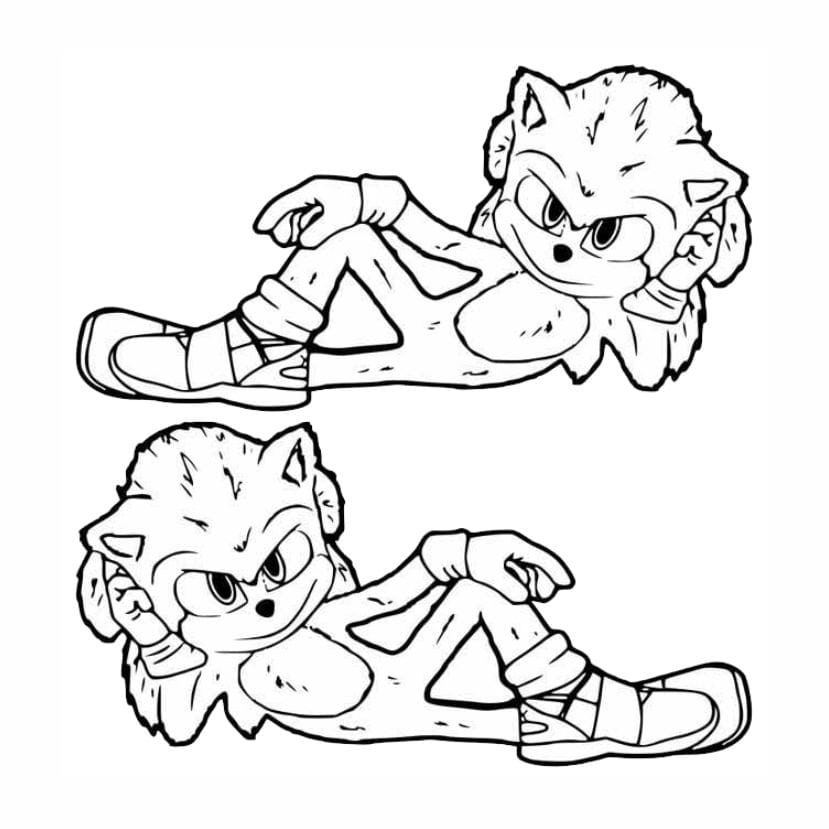 Sonic Coloring Pages