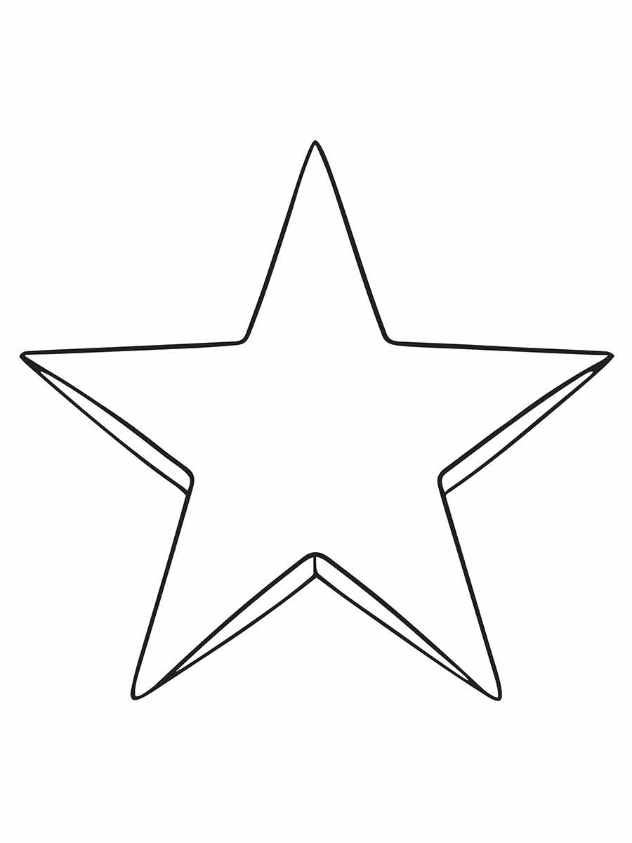 Star coloring page