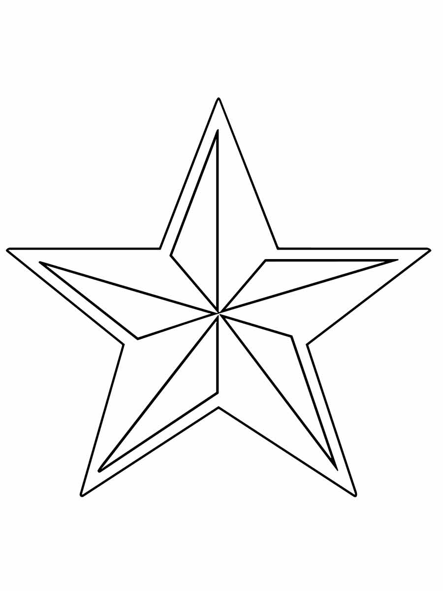 Star coloring page