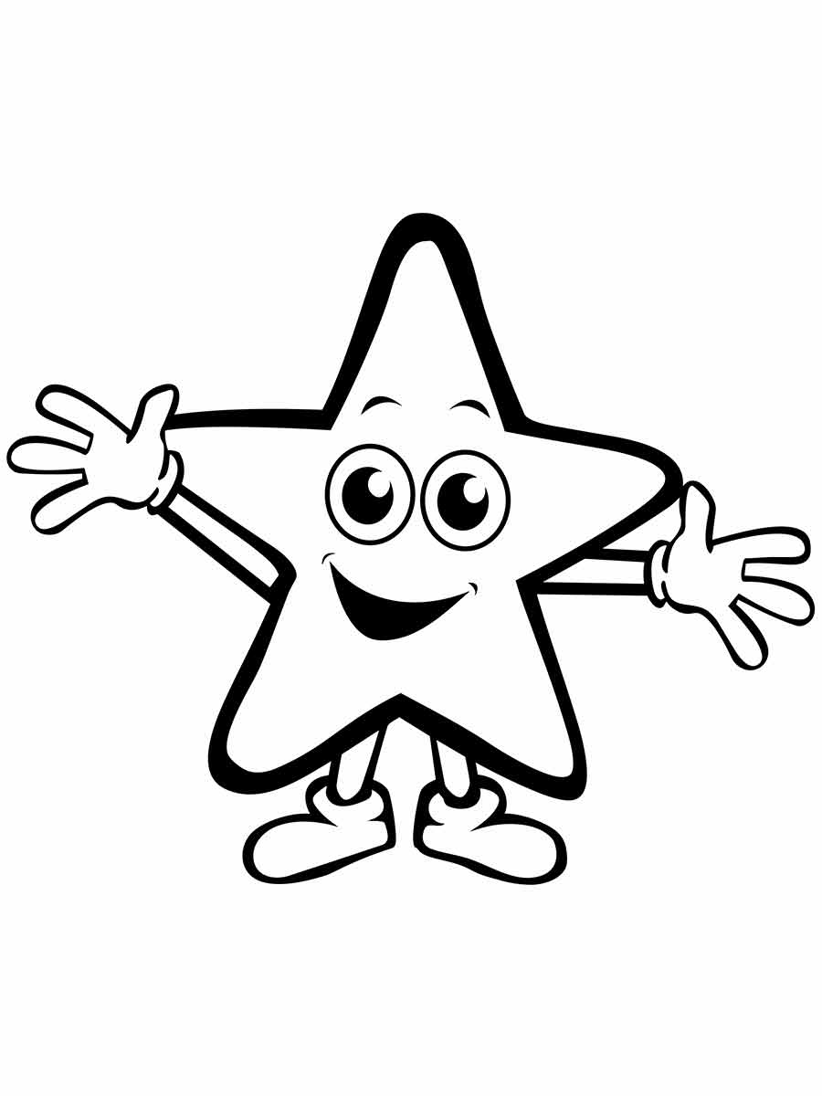 Star coloring page