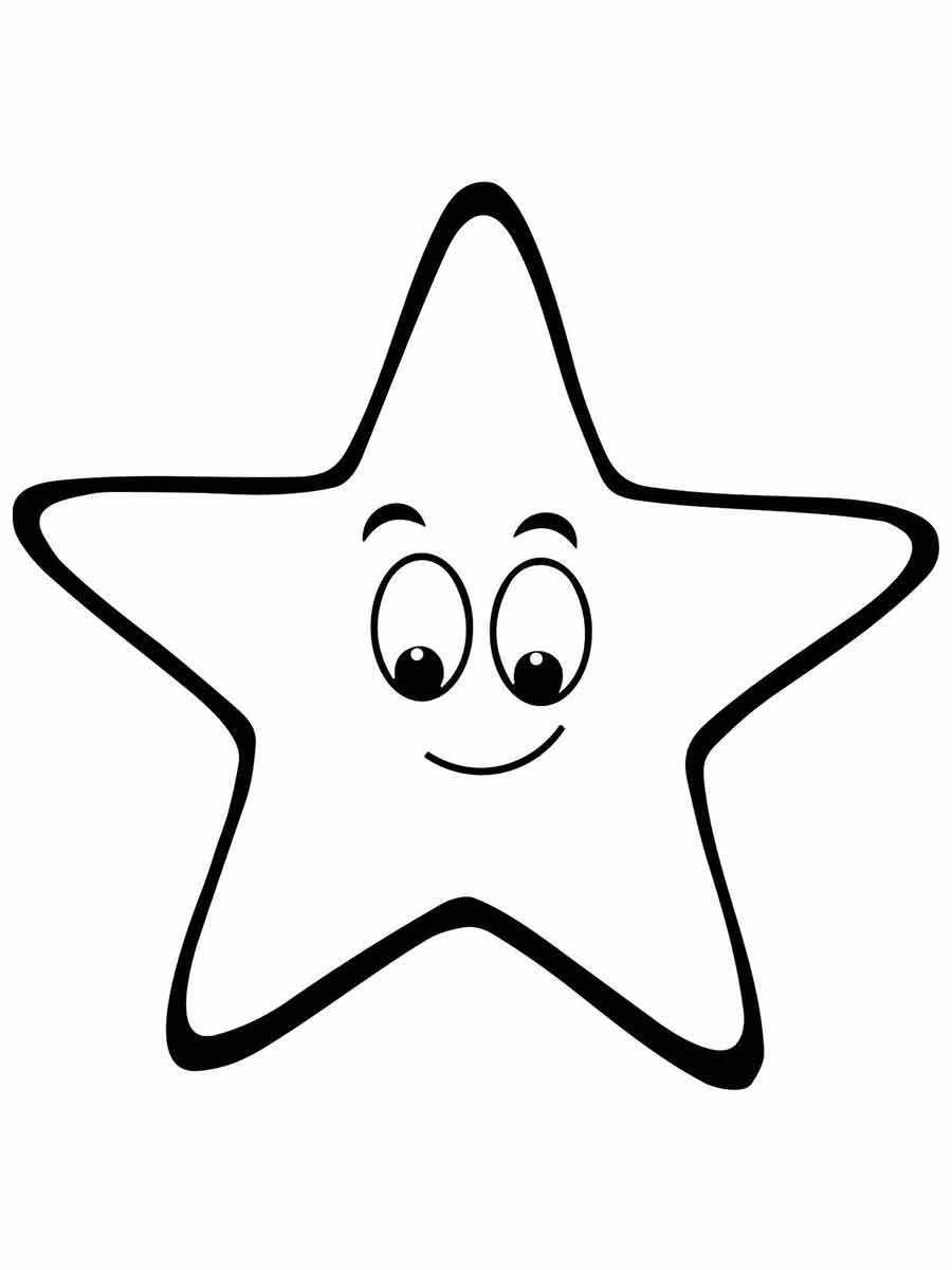 Star coloring page