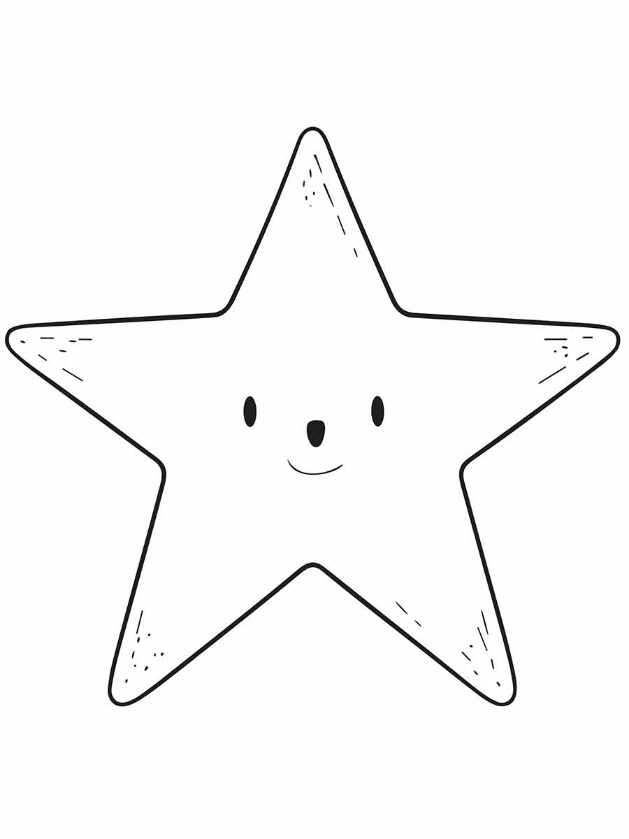 Star coloring page