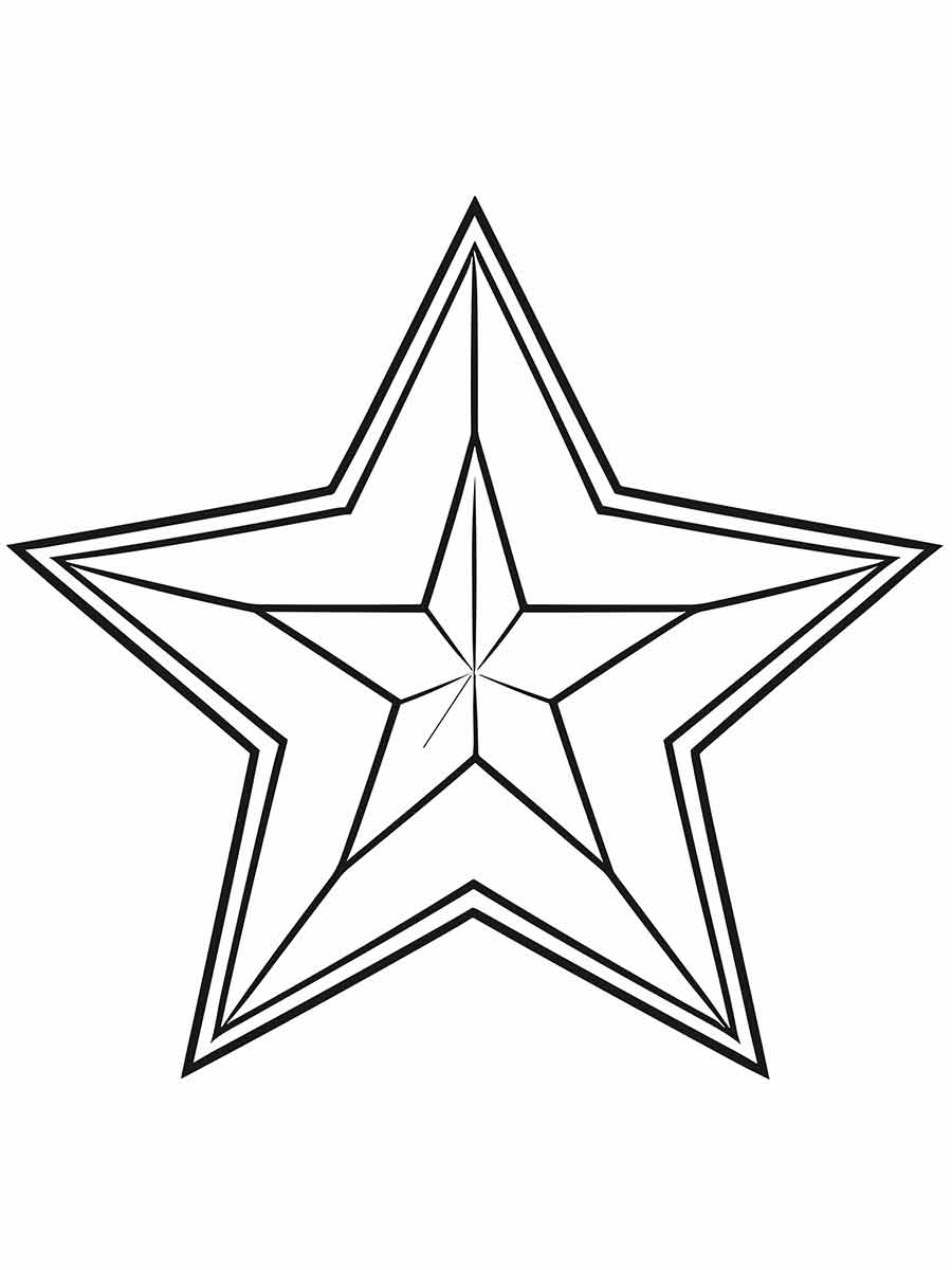 Stars for coloring and gifting loved ones