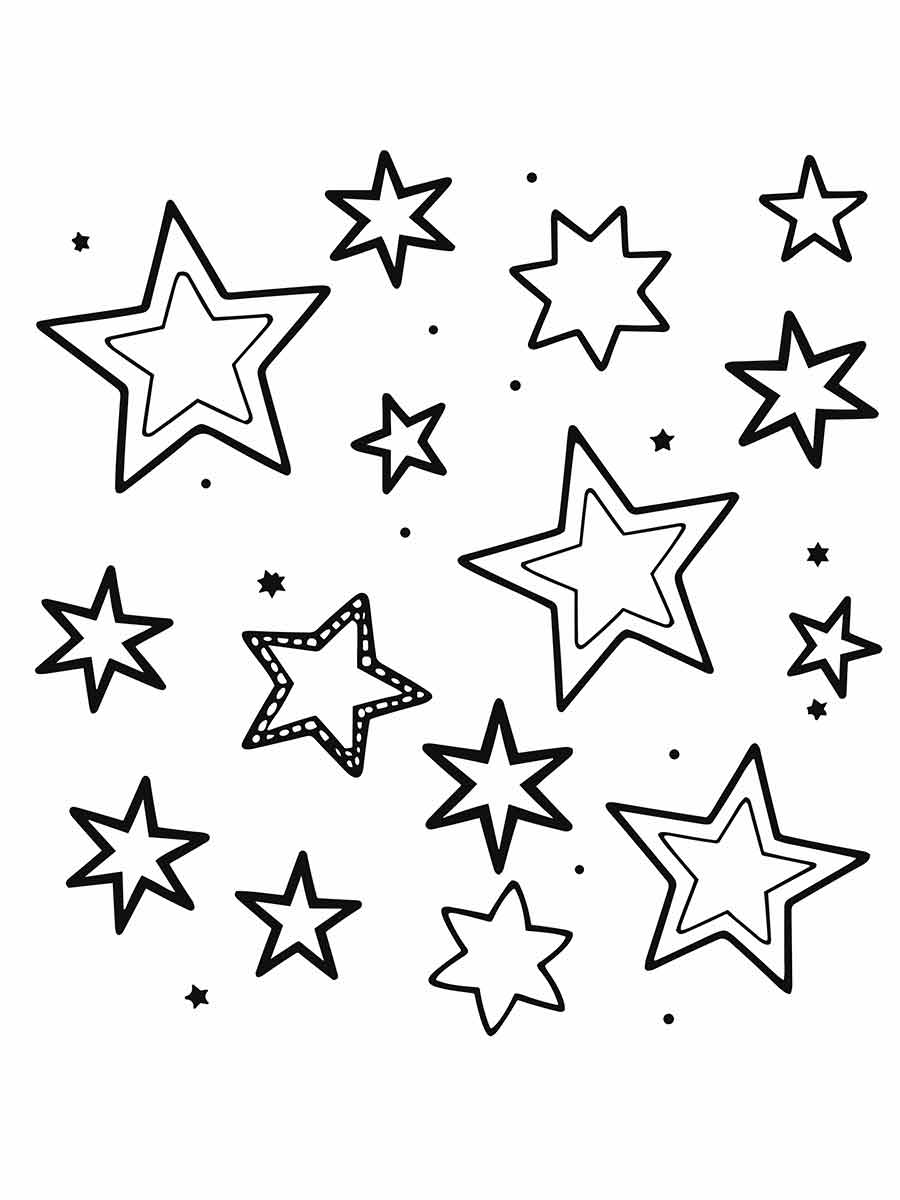 Stars for painting