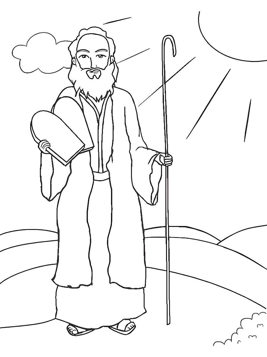 Ten Commandments Coloring Pages