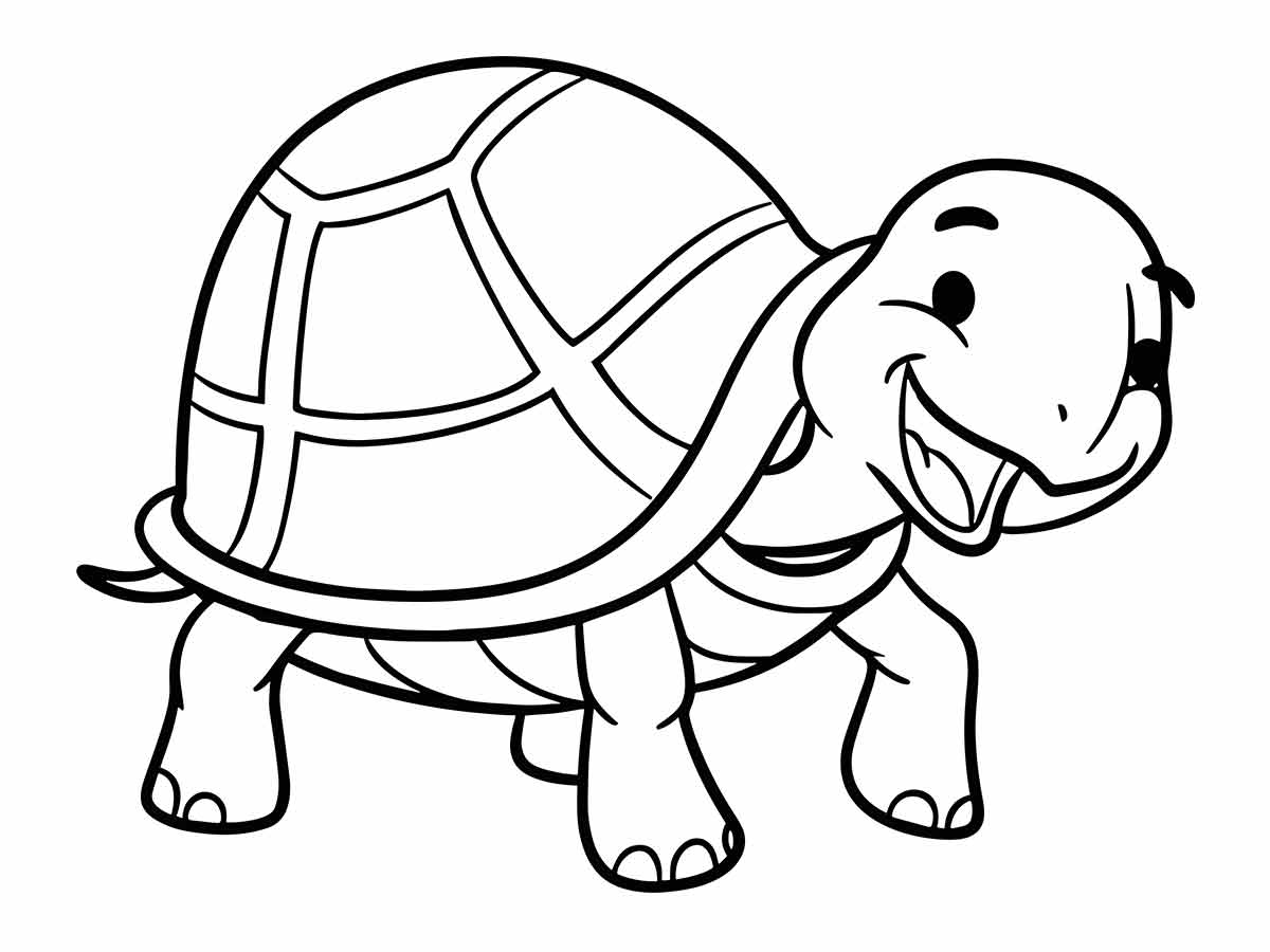 Turtle Coloring Page