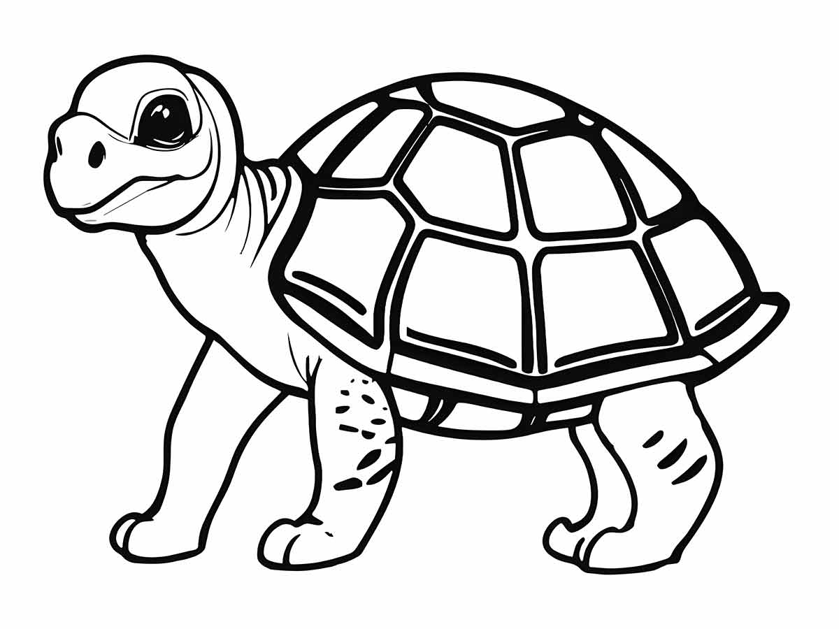 Turtle Coloring Page