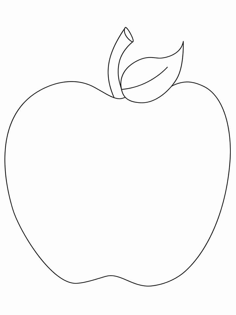 apple coloring page 7