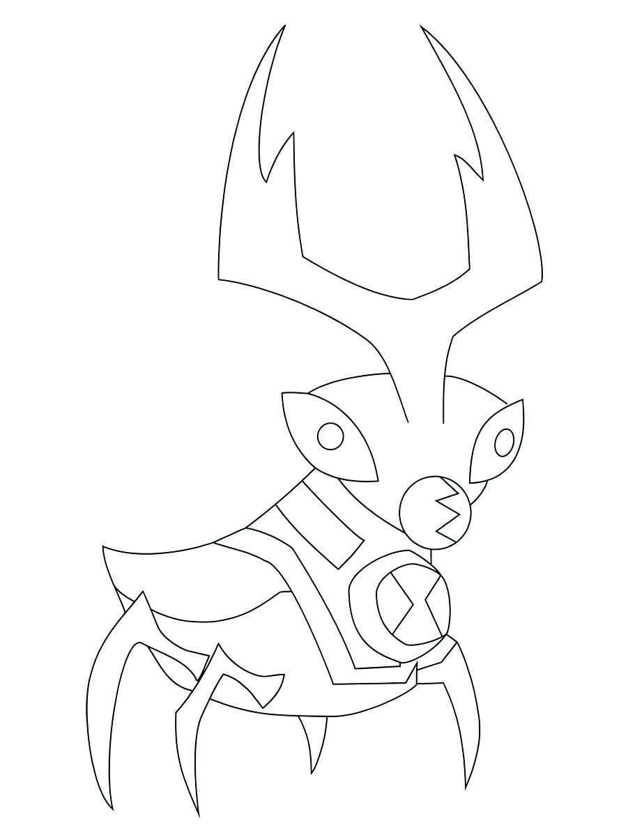 Ben 10 alien coloring page 49