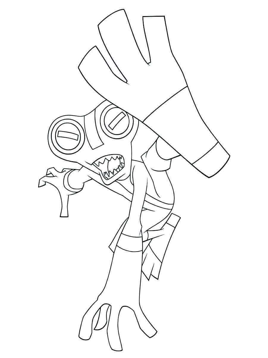 Ben 10 alien force coloring page 30