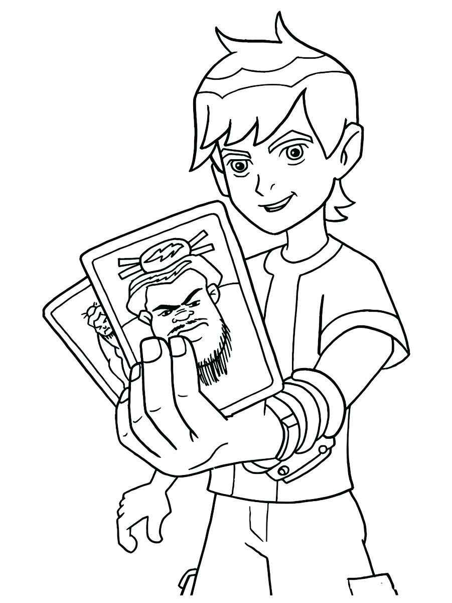 Ben 10 coloring page 10