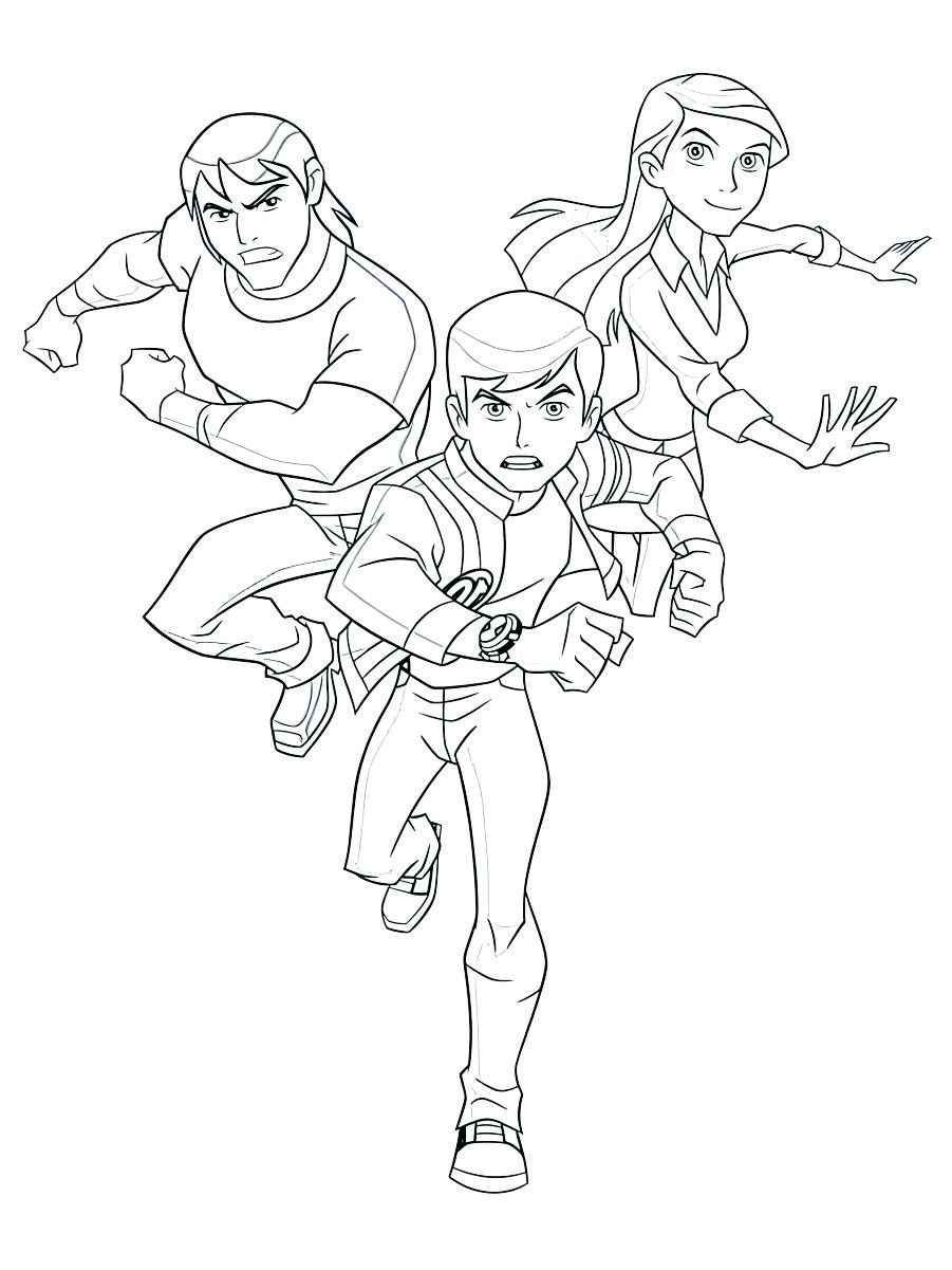 Ben 10 coloring page 12