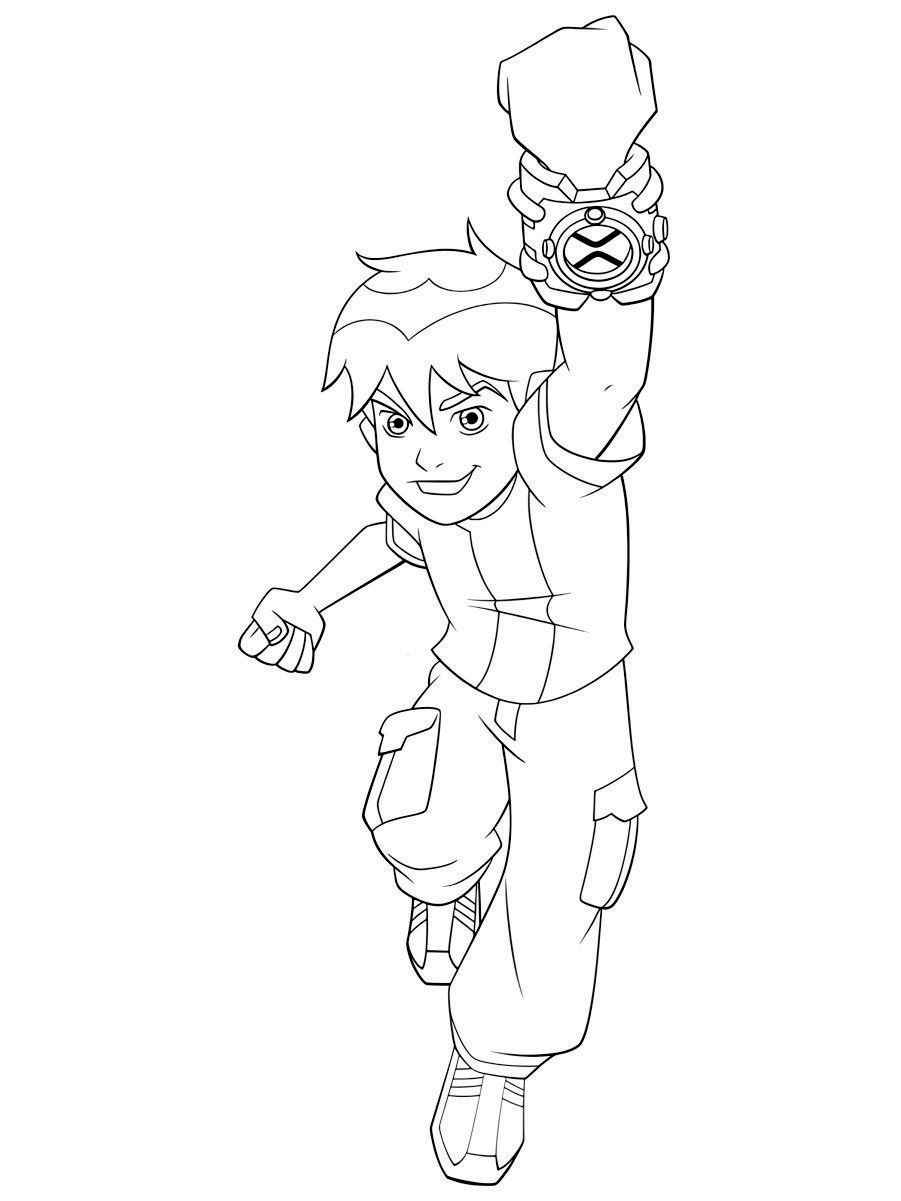 Ben 10 coloring page 13